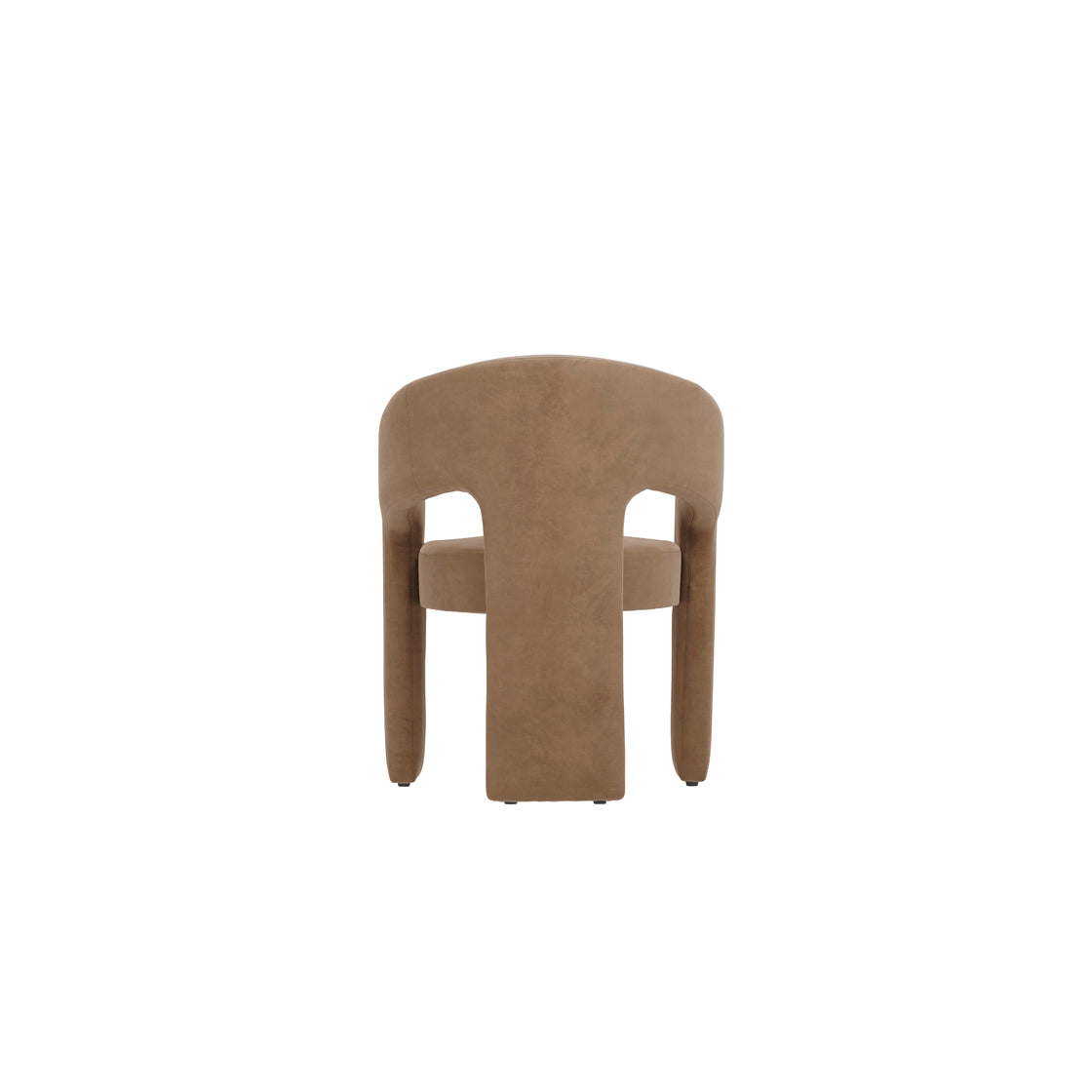 Alba Mole Taupe Velvet Tripod Dining Chair